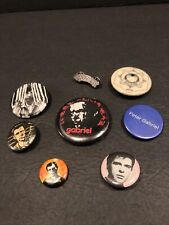 Lot of 7 Vintage Peter Gabriel Buttons Badges Pins Melt Playtime See Pics picture