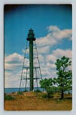 Marblehead MA-Massachusetts, Marblehead Light, Atlantic Ocean Vintage Postcard picture