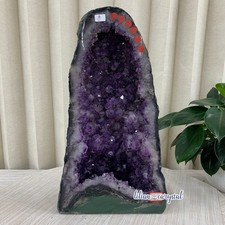 17.6LB Natural Amethyst Cathedral English Cluster Crystal Specimen Healing picture