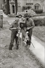 Photo:San Antonio Texas 1939 Tintype Cameraman Street Scene FSA picture