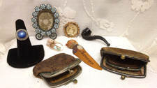 Grandma's Antique & Vintage Junk Drawer Lot picture