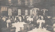 J42/ Chicago Illinois RPPC Postcard c10 Stratford Hotel Interior Pine Room 349 picture