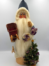 Vtg 1995 Linda Randall Folk Art Santa 19