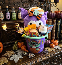 Disney Lilo & Stitch Halloween Plush Toy Character in Halloween Bucket picture