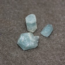 AQUAMARINE. (3) pcs. Songo Pond Quarry, Albany, Oxford Co. Maine #5054 picture