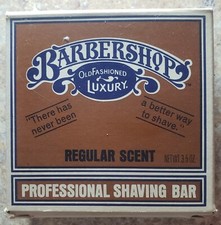 Vtg 1976 Barbershop Old Fashioned Luxury Regular Scent Professional Shaving Bar picture
