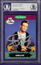 VANILLA ICE SIGNED 1991 YO MTV RAPS #86 BAS BGS AUTHENTIC AUTOGRAPH AUTO picture