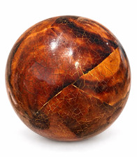 Polished Brown Stone Mineral Crystal Sphere Crystal Ball 7” picture