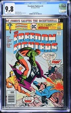 Freedom Fighters #3 CGC 9.8 WP NEW SLAB Classic Bronze Age DC 1976 🇺🇸 picture