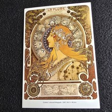 Art Nouveau Postcard - Alphonse Mucha, La Plume picture