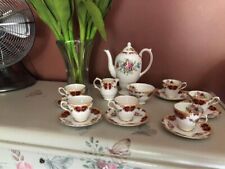 Vintage Grosvenor Bone China coffee/tea pot Set Made in England picture
