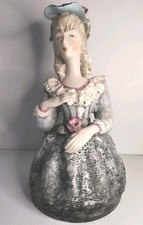 Lovely CORDEY VICTORIAN Lacy Green LADY FIGURINE   9