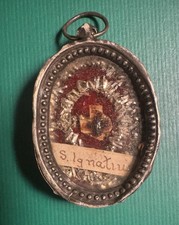 St. Ignatius Relic w/ Sacred Heart Pendant/ PRICE  LOWERED picture