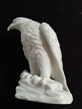 ANTIQUE BAVARIAN PORCELAIN EAGLE.  WHITE.  NICELY DETAILED, REALISTIC DESIGN. picture