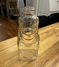 Vintage 1950s Grapette Glass Clown Bottle Piggy Bank Camden AR No Lid picture