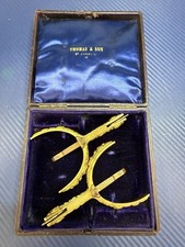 Thomas & Son St James`s Ornate Spurs w/Case picture