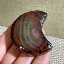 51g Crazy Lace SILK Banded stone Polish  Tumbled Stone Madagascar picture
