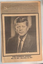 November 24 1963 JFK Kennedy Memorial Portrait Cover President Democrat picture