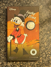 Agoro Disney Scrooge McDuck Lucky #1 Dime Pure Silver Coin 2026 picture