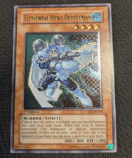Yugioh Elemental Hero Bubbleman CRV-EN014 1st Edition Ultimate Rare EURO VLP picture