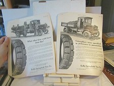 1922 Kelly Springfield tires 2 ads 14x11