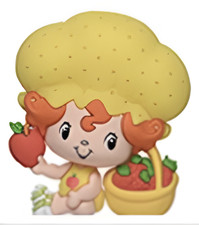 The World of Strawberry Shortcake Series 2 Figural Bag Clip Apple Dumpling picture