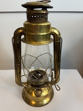 Dietz Lantern Junior No 20 Brass Cold Blast Original Glass  picture