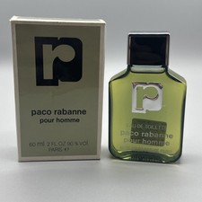 Paco Rabanne Pour Homme edt 60 ml. 2 Fl Oz Rare, original 1973 edition. picture