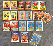 1986 Garbage Pail Kids OS6 21-Card Lot – Near Mint Vintage GPK A & B Cards picture