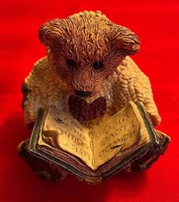 Boyds Bears Wilson with Love Sonnets Figurine How Do I Love Thee 2007 picture