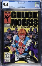 CHUCK NORRIS #1 (1987) CGC 9.4 NM⚡️Mike Zeck Cover picture