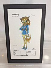 STEVE MITCHELL (DC COMICS) STUDIO COMIC ART SLAM CITY EVETTE WOODS PROOF 1999  picture