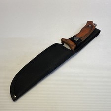 Woodland Creek Tracker Survival Knife Fixed Blade Wood Handle Sheath Box New picture