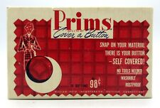 VTG Prims Cover a Button 25 Half Ball Buttons Style 002 4 sizes 18-36 Prym USA picture