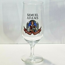 Samuel Adams Boston Lager .25L Stemmed Beer Glass Black Font 7