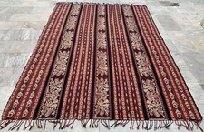Vintage Hand Woven Indonesian Ikat Cloth West Samba Ikat Textile 6x9ft  picture