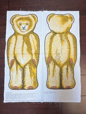 Vintage Teddy Bear Cut and Sew Panel: Bethnal Green Museum, Rag Doll No 4 picture