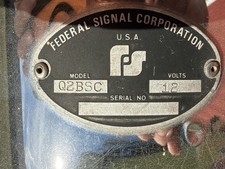  Vintage Federal Q 2 B Siren Working Brake picture