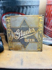 Glueks Beer Porcelain Advertising Sign picture