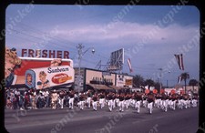 sl08 Original Slide  1960's ? Sunbeam Bread billboard / parade 358a picture