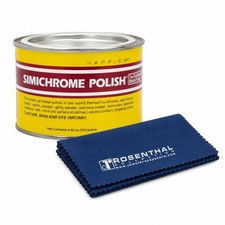 Simichrome 250g Metal Polish Compound with Cloth for Chrome Aluminum Stainless picture