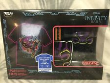 Funko POP Marvel: Collector's Box Blacklight - Black Panther POP & Tee YOU PICK picture