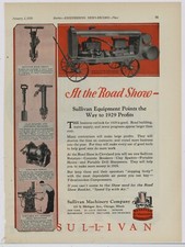 1929 Sullivan Machinery Ad: Vibrationless Compressor & Line Pics for Roadshow picture