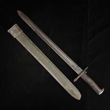 1908 Dated Pre-WWI M1905 S.A. Springfield Rifle Bayonet W USN Mk1 Scabbard picture