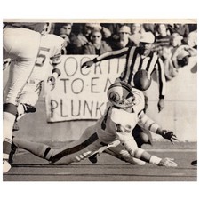 1972 Press Photo NFL Undefeated Miami Dolphins vs Patriots Jake Scott 6x8