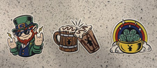 Dutch Bros March App sticker Challenge Foam & Fortune, Emerald Pursuit, Shamrock picture