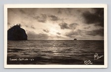 Postcard RPPC Sunset  La Push, Washington Fehly Studio picture