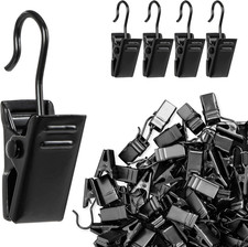 90PCS Small Curtain Clips Metal Curtain Hook Clips Hooks for Décor Crafts Displ picture