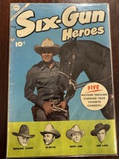 Six-Gun Heroes #24 (1954) First Charlton/ Last Hopalong Cassidy. See Pics picture