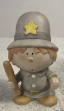 Bumpkins Boy Police Officer Porcelain Figure By Fabrizio Gray picture